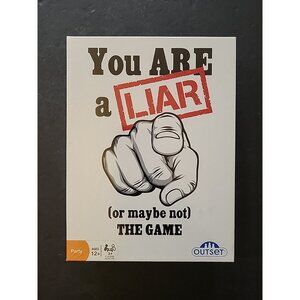 You Are A Liar (or maybe not) The Game Party Boardgame Outset Ages 12+ NEW